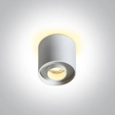 12108DB/W/W WHITE BACKLIT 8W WW IP20 230V DARK LIGHT