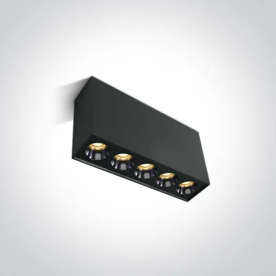 12112H/B/W BLACK LED 12W WW IP20 38deg 230V DARK LIGHT