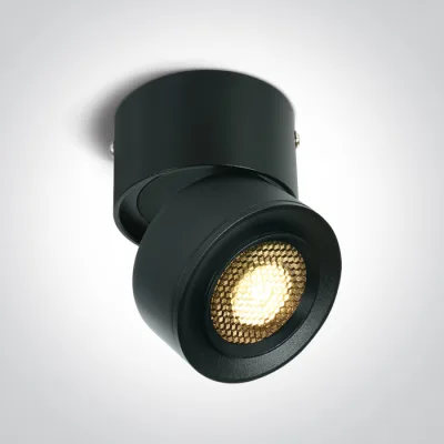 12115G/B/W BLACK COB 15W WW 15-45deg 230V HONEYCOMB