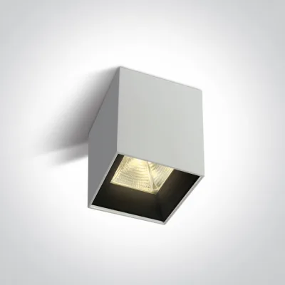 12115HA/W/W WHITE 15W WW IP20 230V SQUARE DARK LIGHT
