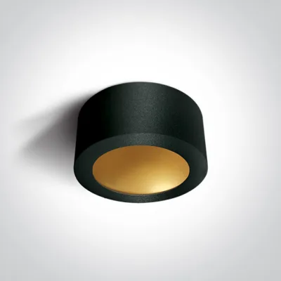 12116FD/B/BS BLACK CYLINDER LED 16W WW 230V DARK LIGHT