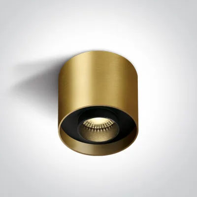 12122D/BBS/W BRUSHED BRASS LED 22W WW IP20 230V DARK LIGHT