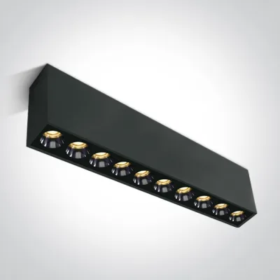 12124H/B/W BLACK LED 24W WW IP20 38deg 230V DARK LIGHT