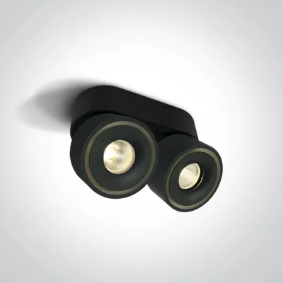 12208LA/B/V BLACK 2x8W CCTV IP20 230V