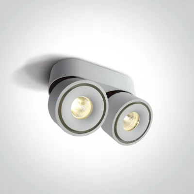 12208LA/W/V WHITE 2x8W CCTV IP20 230V