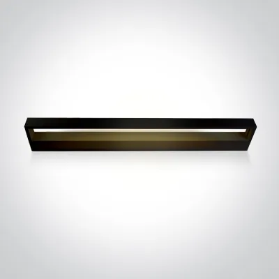 38010B/B/V BLACK WALL LIGHT CCTV 23W IP20 230V
