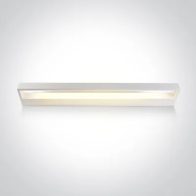 38010B/W/V WHITE WALL LIGHT CCTV 23W IP20 230V