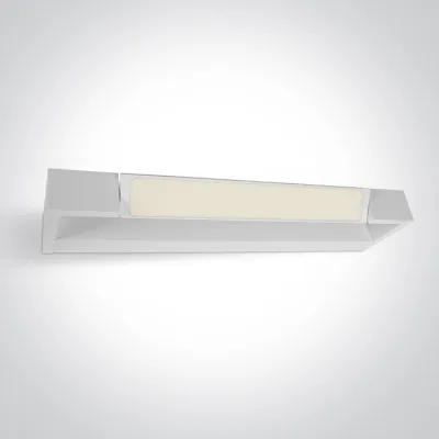 38112C/W/V WHITE BATHROOM / WALL LIGHT 12W CCTV IP44 230V