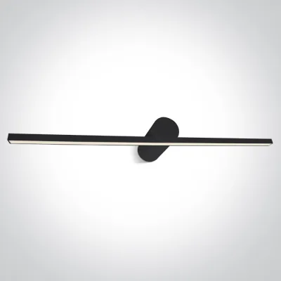 38114N/B/V BLACK BATHROOM / WALL LIGHT 14W CCTV IP44 230V