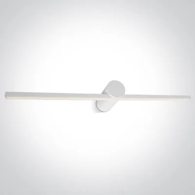 38114N/W/V WHITE BATHROOM / WALL LIGHT 14W CCTV IP44 230V