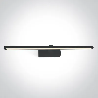 38114T/B/V BLACK BATHROOM / WALL LIGHT 14W CCTV IP44 230V