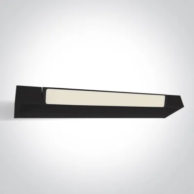 38118C/B/V BLACK BATHROOM / WALL LIGHT 18W CCTV IP44 230V