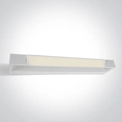 38118C/W/V WHITE BATHROOM / WALL LIGHT 18W CCTV IP44 230V