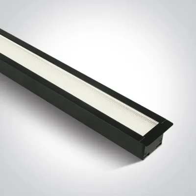 38145AR/B/C BLACK RECESSED UGR19 40W CW IP20 230V