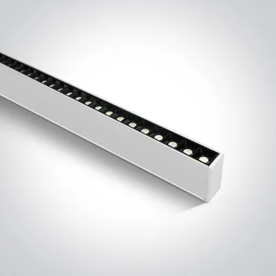 38150B/W/C WHITE 48pcs SPOTS UGR17 40W CW 1300mm 34deg 230V DARK LIGHT