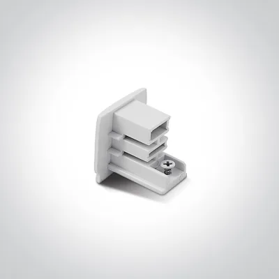 41022A/W WHITE END CAP