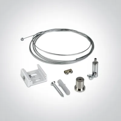 41026R/W WHITE ADJUSTABLE SUSPENSION KIT 2m WIRE