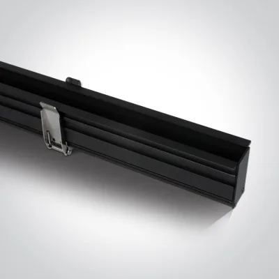 42001RB/B BLACK MAGNETIC RECESSED PROFILE 1m 48V MIDI