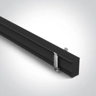 42002R/B BLACK MAGNETIC RECESSED PROFILE 2m 48V MAXI