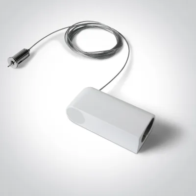 42004PB/W WHITE P&P SUSPENDED/SURFACE END CAP IP20