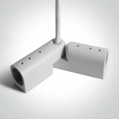 42004PE/W WHITE P&P POWER SUPPLY CABLE ADJUSTABLE CORNER IP20