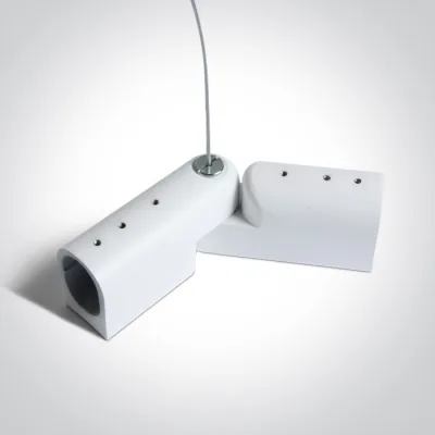 42004PG/W WHITE P&P SUSPENDED/SURFACE ADJUSTABLE CORNER IP20