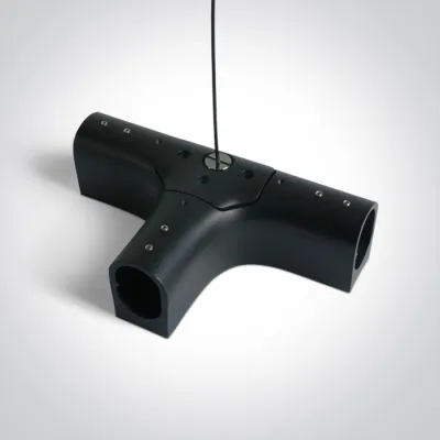 42004PJ/B BLACK P&P SUSPENDED/SURFACE T-CONNECTOR IP20
