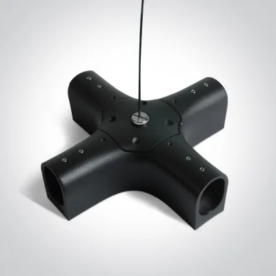 42004PL/B BLACK P&P SUSPENDED/SURFACE X-CONNECTOR IP20