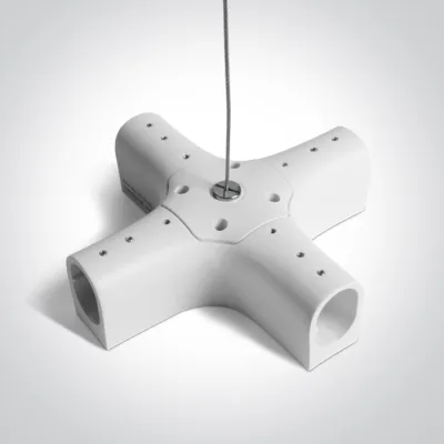 42004PL/W WHITE P&P SUSPENDED/SURFACE X-CONNECTOR IP20