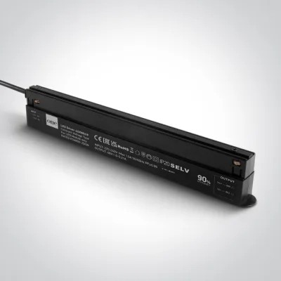 42006BX/B BLACK DRIVER 250W 48V FOR MAGNETIC PROFILES IP20 230V MINI/MIDI/MAXI