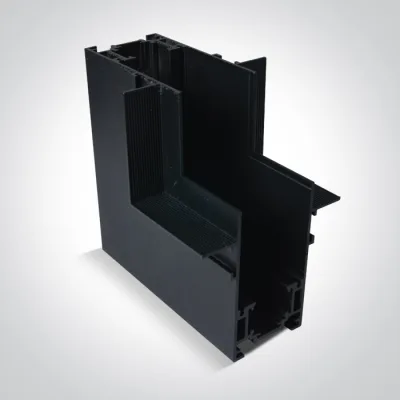 42012BTR/B BLACK TRIMLESS CORNER WALL TO WALL (IN) FOR 42001TR / 42002TR