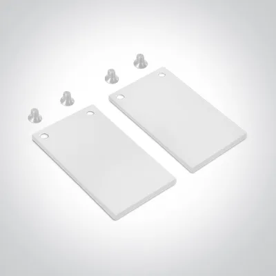 42022B/W WHITE END CAPS FOR 42001B/42002B/42001RB/42002RB