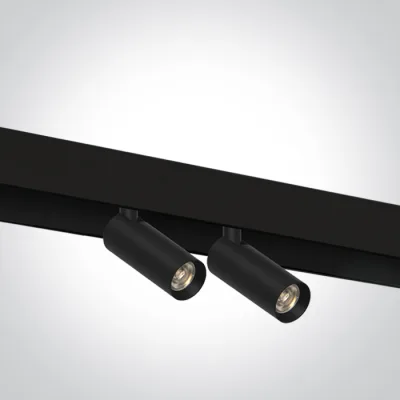 42108A/B/V BLACK 2x6W CCTV 48V IP20 ADJUSTABLE MINI/MIDI/MAXI/P&P
