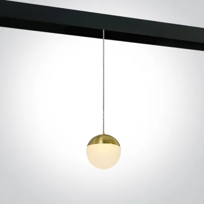 42136/BBS/W BRUSHED BRASS PENDANT 10W WW 48V IP20 MINI/MIDI/MAXI/P&P
