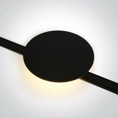 43112F/B/V BLACK 9W 48V CCTV IP20 DARK LIGHT FLAT MAGNETIC