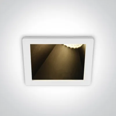 50105MA/W/B WHITE GU10 10W BLACK REFLECTOR DARK LIGHT ASYMMETRIC