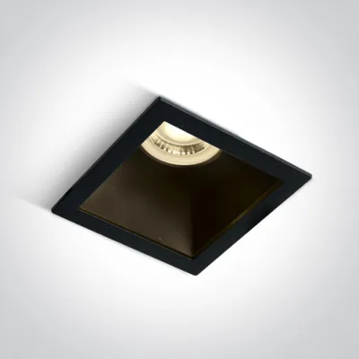 50105M/B/B BLACK GU10 10W BLACK REFLECTOR DARK LIGHT