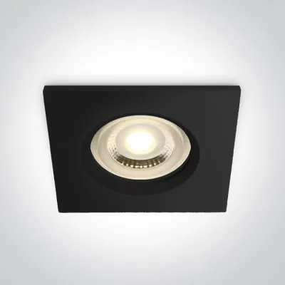 50105R1/B BLACK GU10 10W IP65