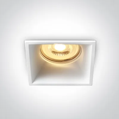 50105TG/W WHITE GU10 10W SEMI TRIMLESS