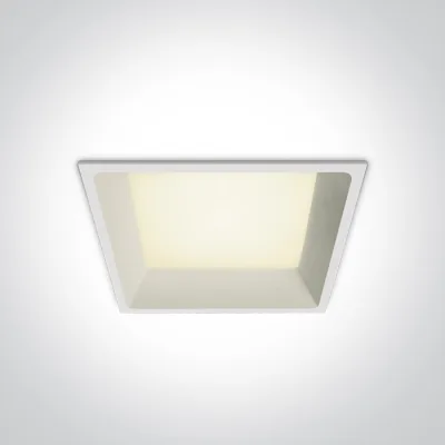 50122D/W/C WHITE 22W CW IP20 230V 100deg DARK LIGHT