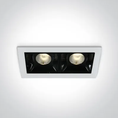 50202B/W/W WHITE LED 2x2W WW 30deg IP20 700mA DIMMABLE