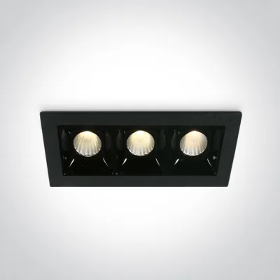 50302B/B/W BLACK 3x2W WW IP20 700mA DIMMABLE