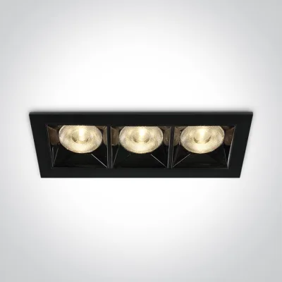 50306B/B/W BLACK LED 12W WW 38deg IP20 230V