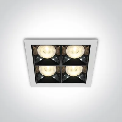 50406B/W/W WHITE LED 16W WW 38deg IP20 230V