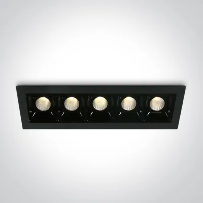 50502B/B/W BLACK 5x2W WW IP20 700mA DIMMABLE