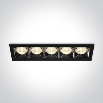 50506B/B/W BLACK LED 20W WW 38deg IP20 230V