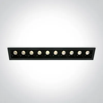 50902B/B/W BLACK LED 10x2W WW 30deg IP20 700mA DIMMABLE