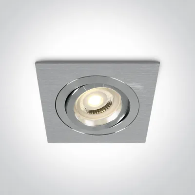 51105ABG/AL ALUMINIUM GU10 10W ADJUSTABLE