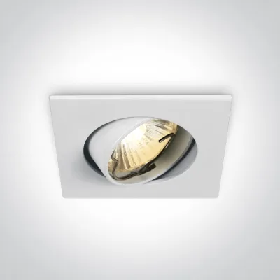 51105GA/W SET WHITE + 50W GU10 LAMP + 0950G