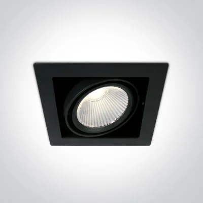 51130/B/C BLACK COB 30W CW 38deg 230V